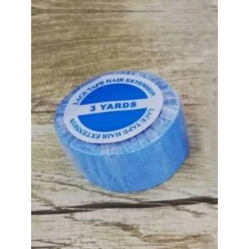 2.54cm * 3yard Blau Kleberolle Perücke Lace Front Unterstützung für doppelseitiges Klebeband