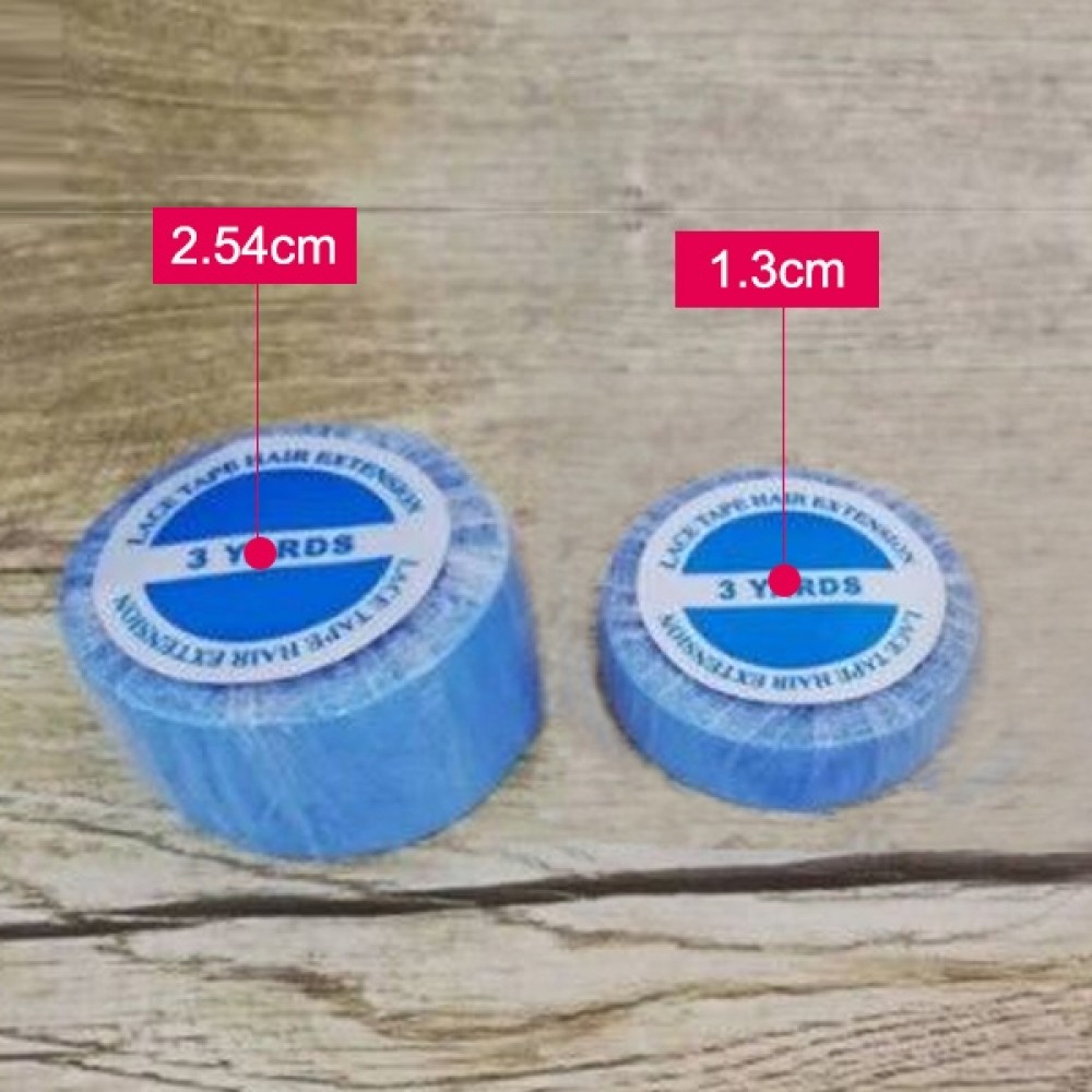 1.27cm * 3yard Lace Front Support Tape Blau Kleberolle für Lace Perücke