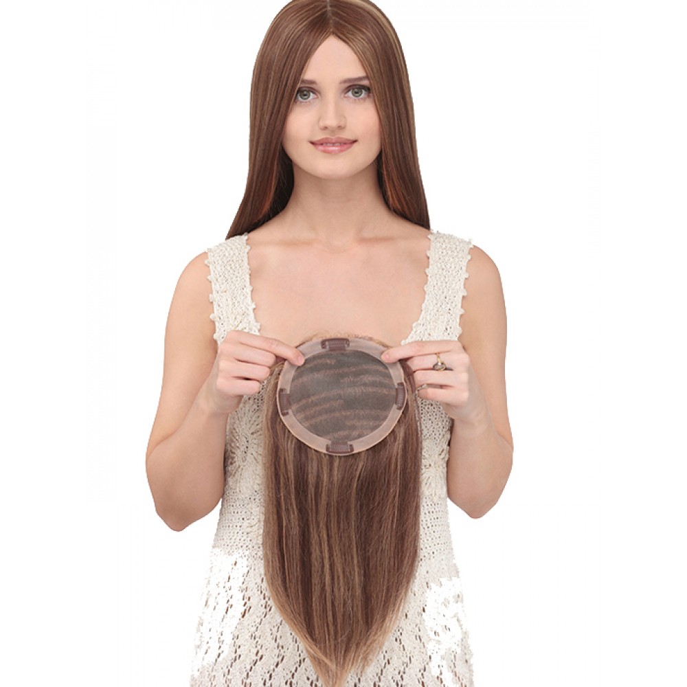 16 inch 100% Echthaar Mono Top Haarteil