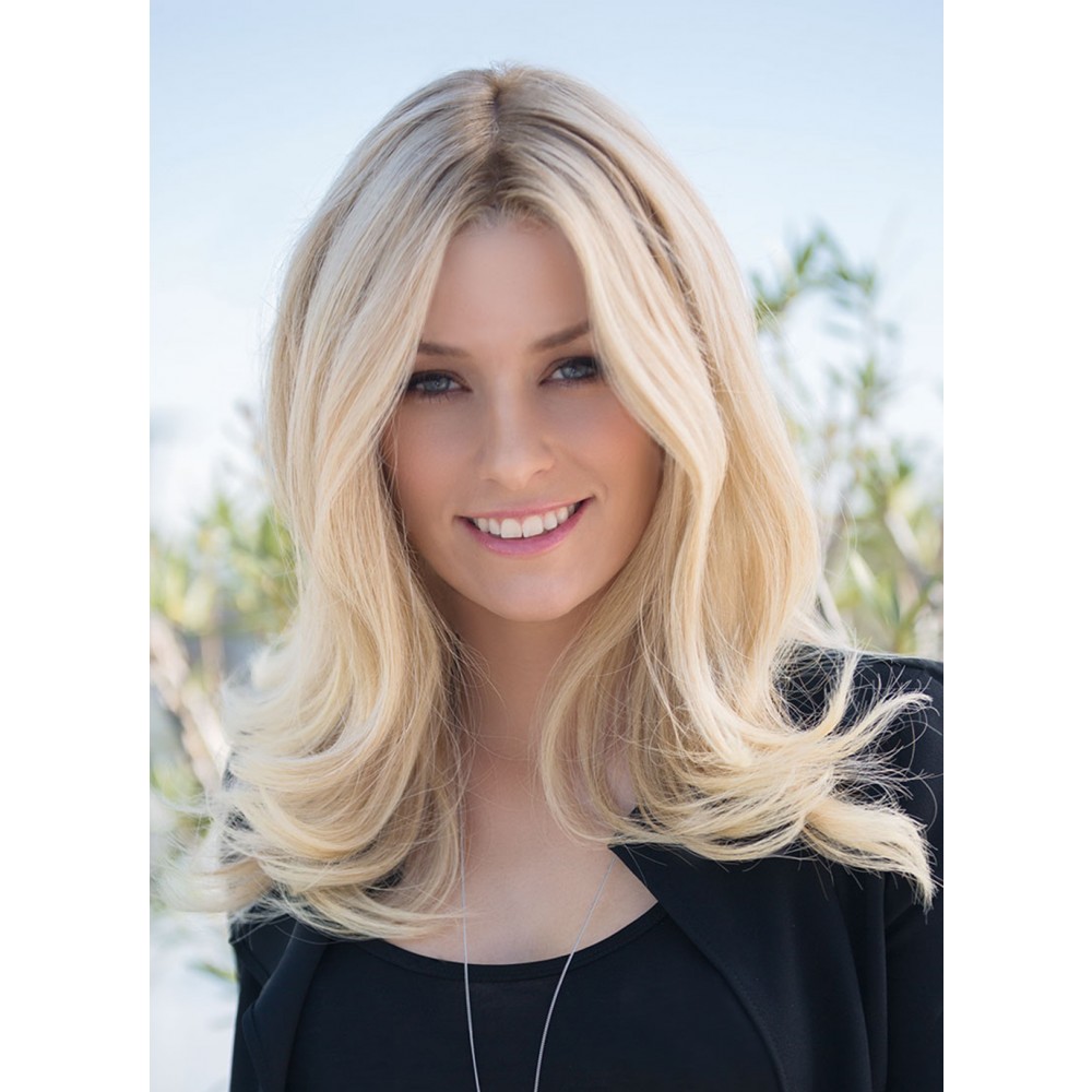 Blonde Lace Front Echthaar Perücken für Damen