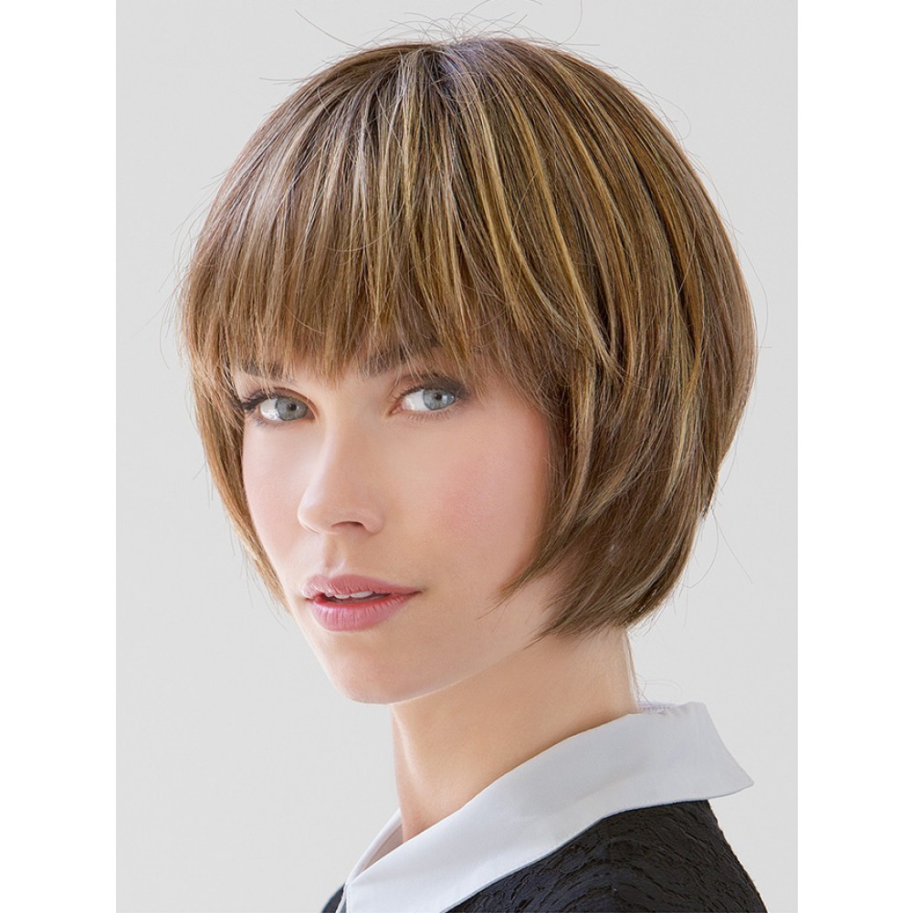 Glatt Blonde 100% Echthaar Pony