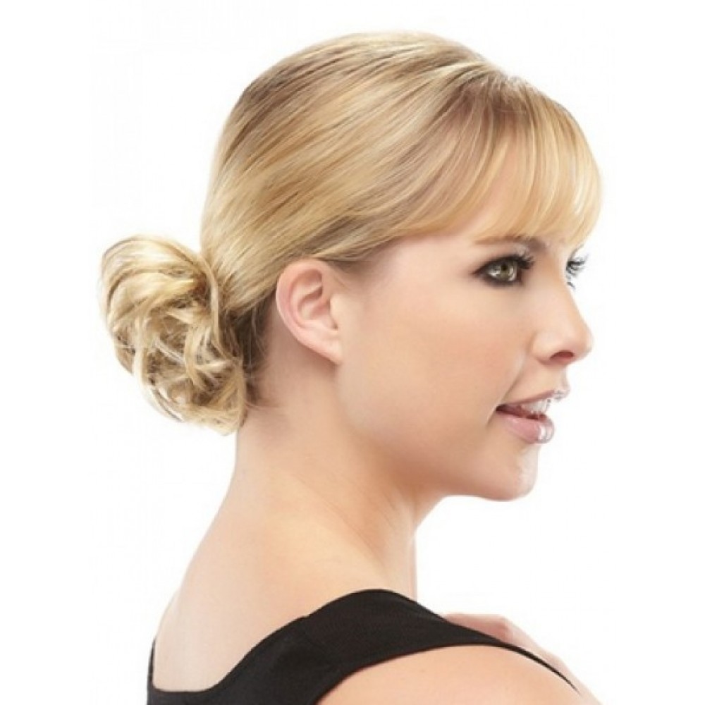 100% Echthaar Scrunchies Haar Chignon