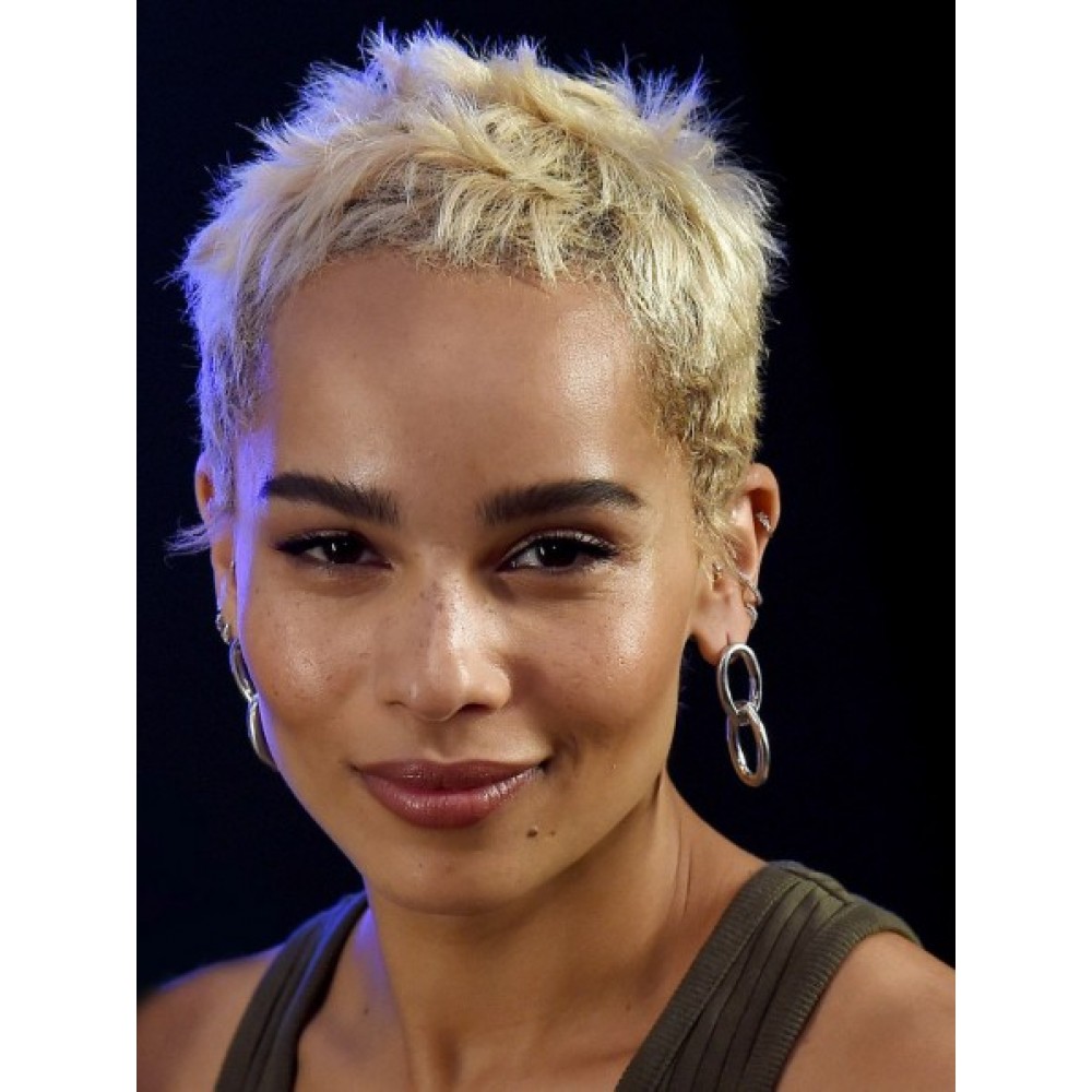 100% Echthaar Pixie Cut Perücken