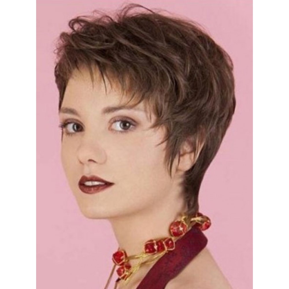 Kurze synthetische Pixie-Perücken im Angebot