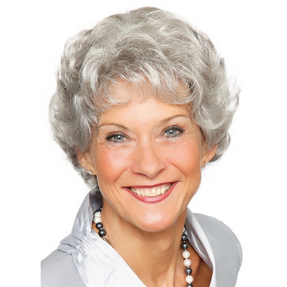 Lace Front Synthetische Graue Perücken 2022