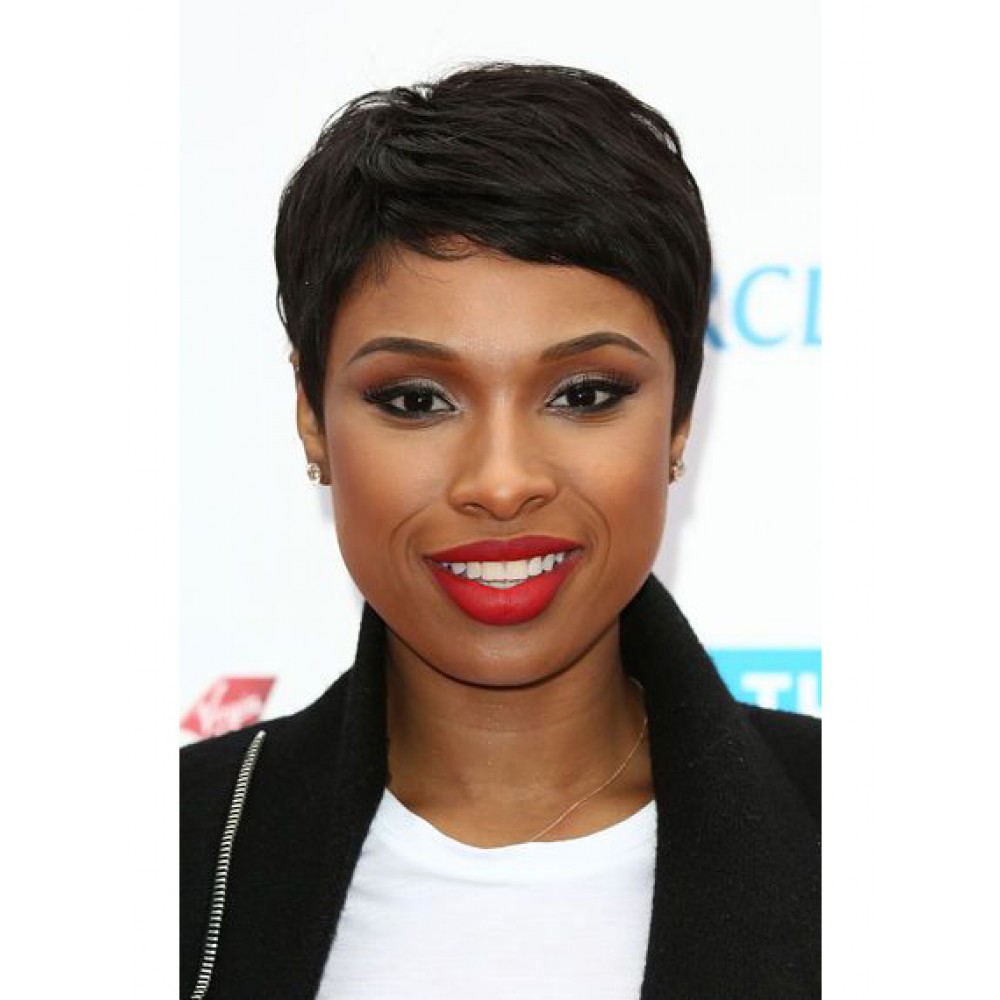 Natural Kurze boy cut pixie Haar Perücken