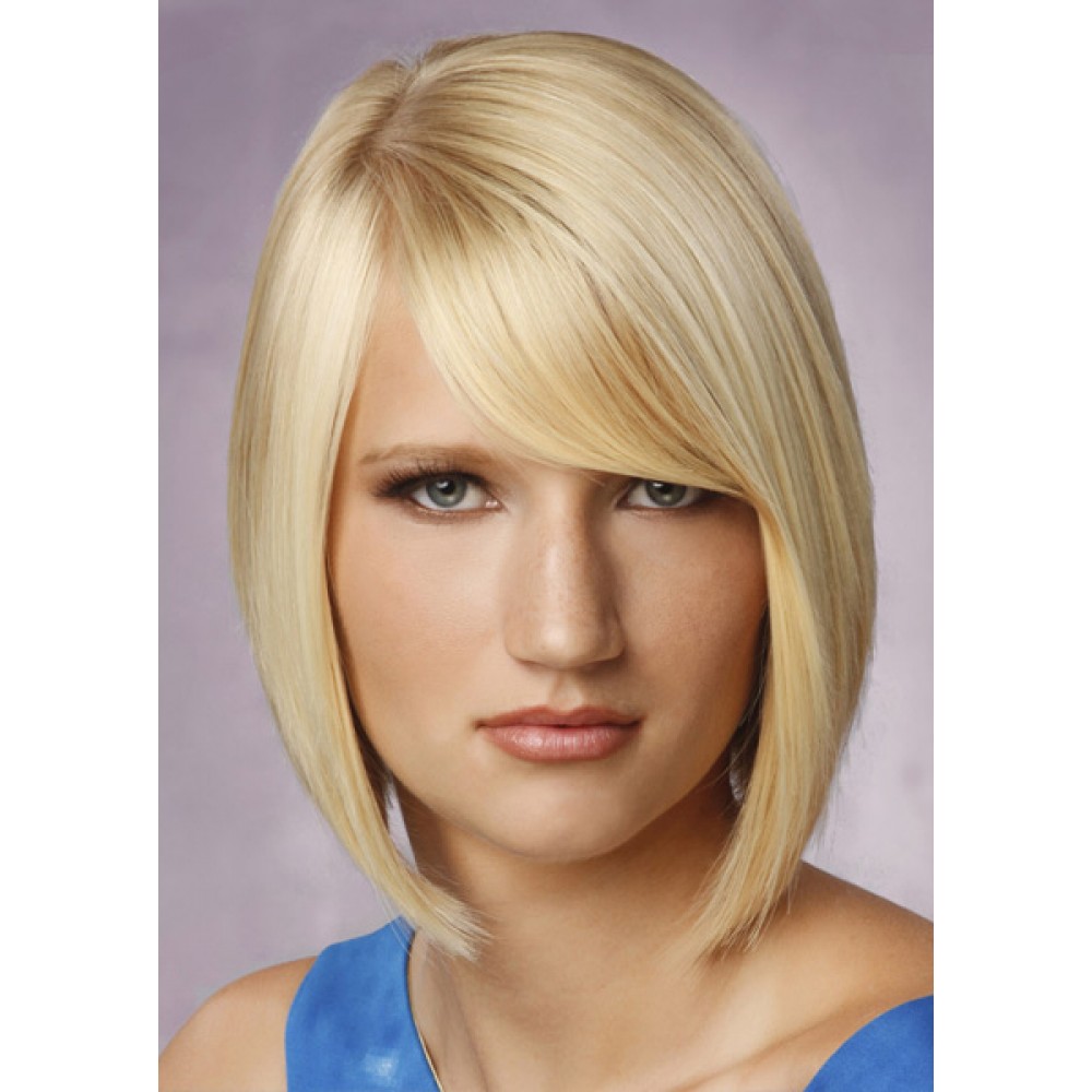 Kurze Gerade Formelle Bob Perücke Hellblonde Perücke