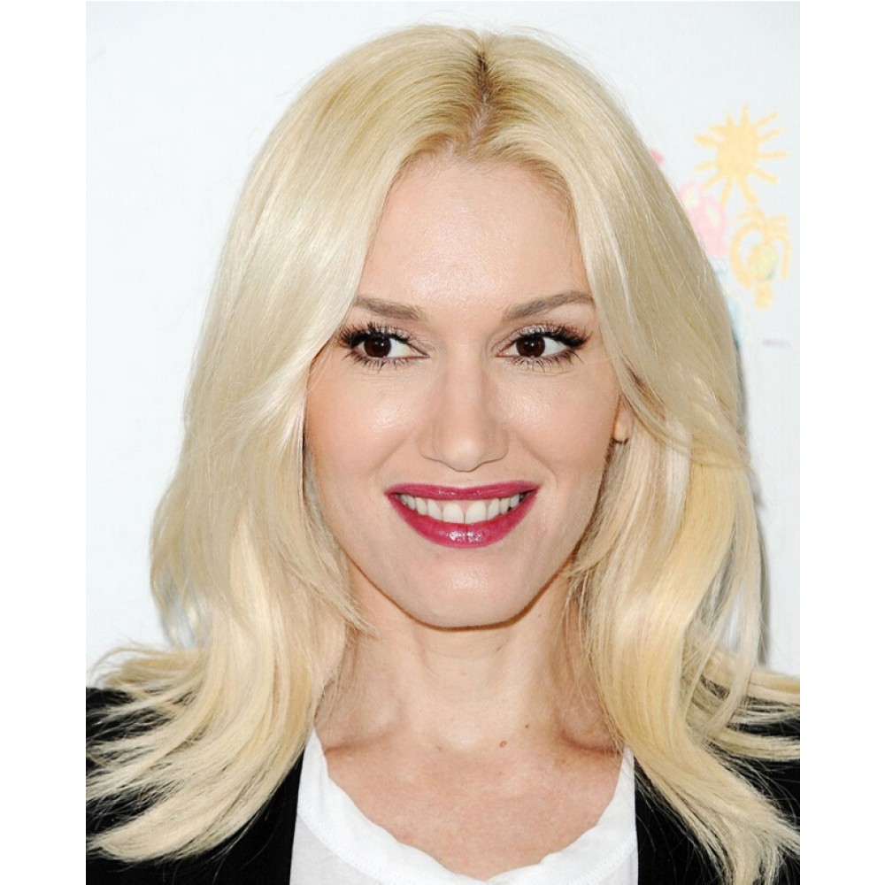 Gwen Stefani Wellen Spitzenfront Remy Echthaar Perücke