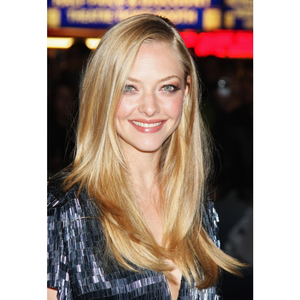 Amunda Seyfried Lange Spitzenfront Gerade Remy Echthaar Perücke
