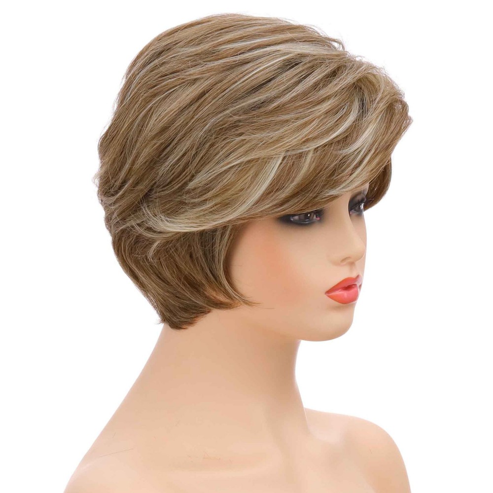 Kurze Blonde Perücken für Damen