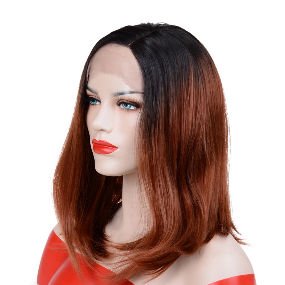 Synthetische Lace Front Perücken ohne Pony