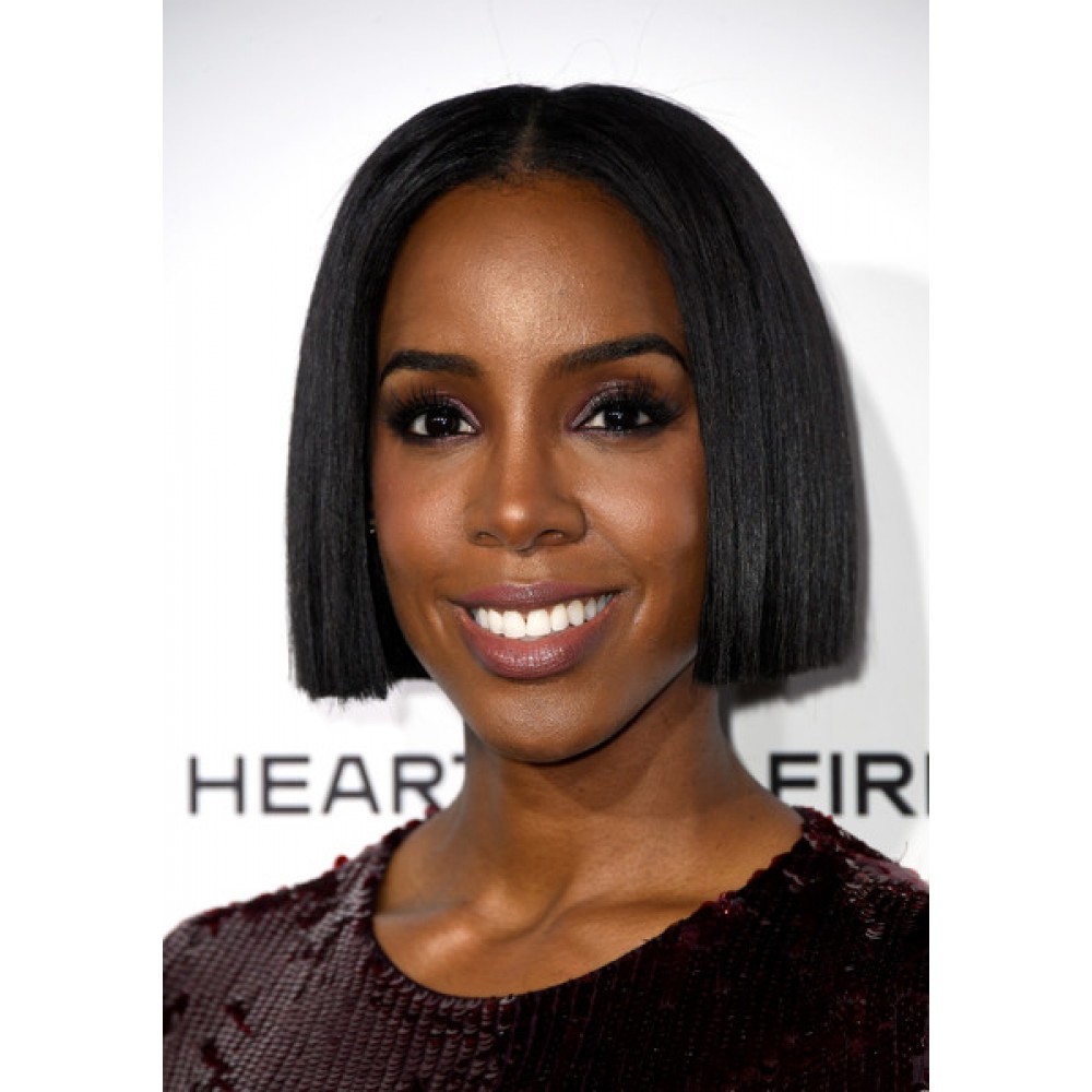 Kelly Rowland Kurze Frisur Bob Lace Front Perücke