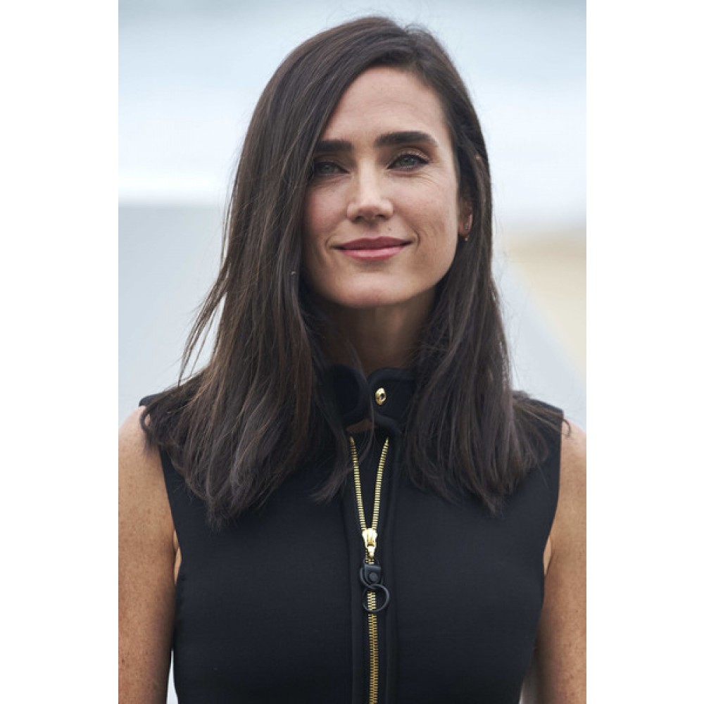 Jennifer Connelly Mittellange Gerade Cut Lace Front Perücke