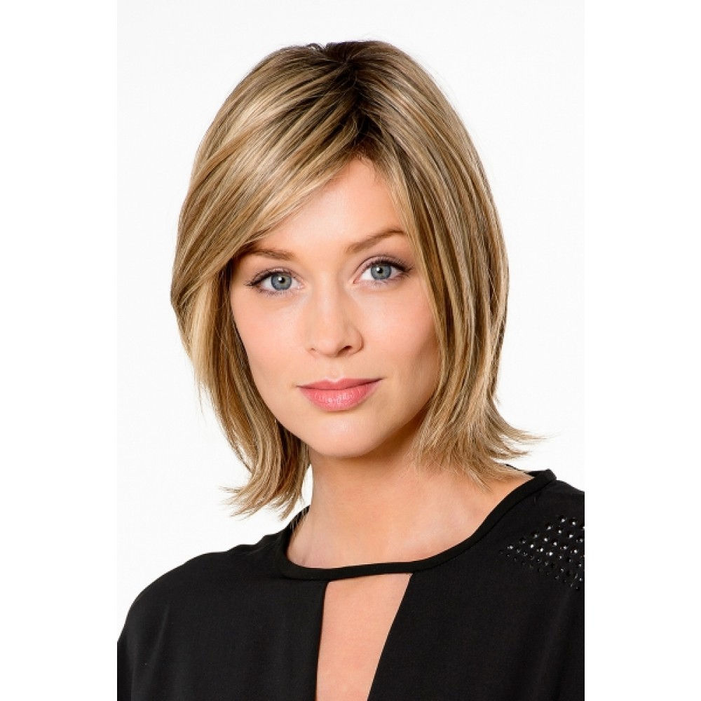 Tolle Echthaar Mono Perücke für Damen