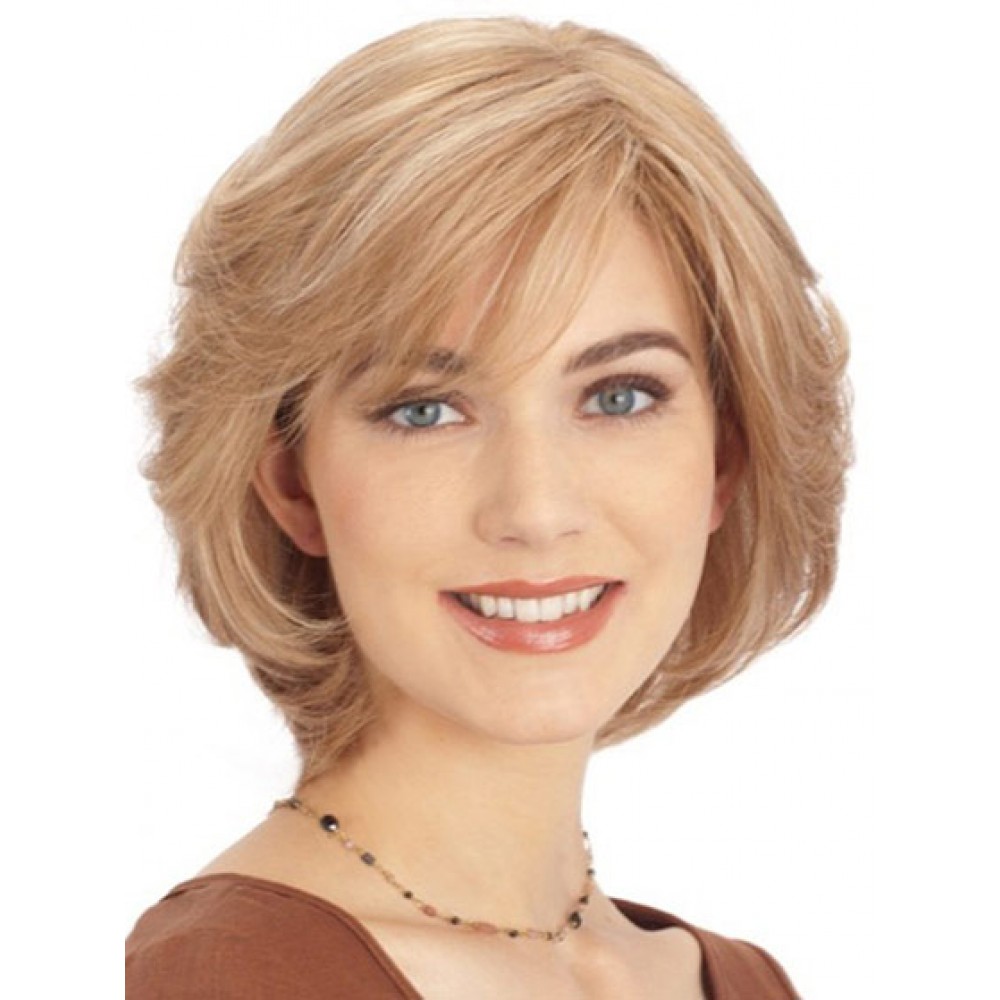 Blonde Echthaar Lace Front Perücke
