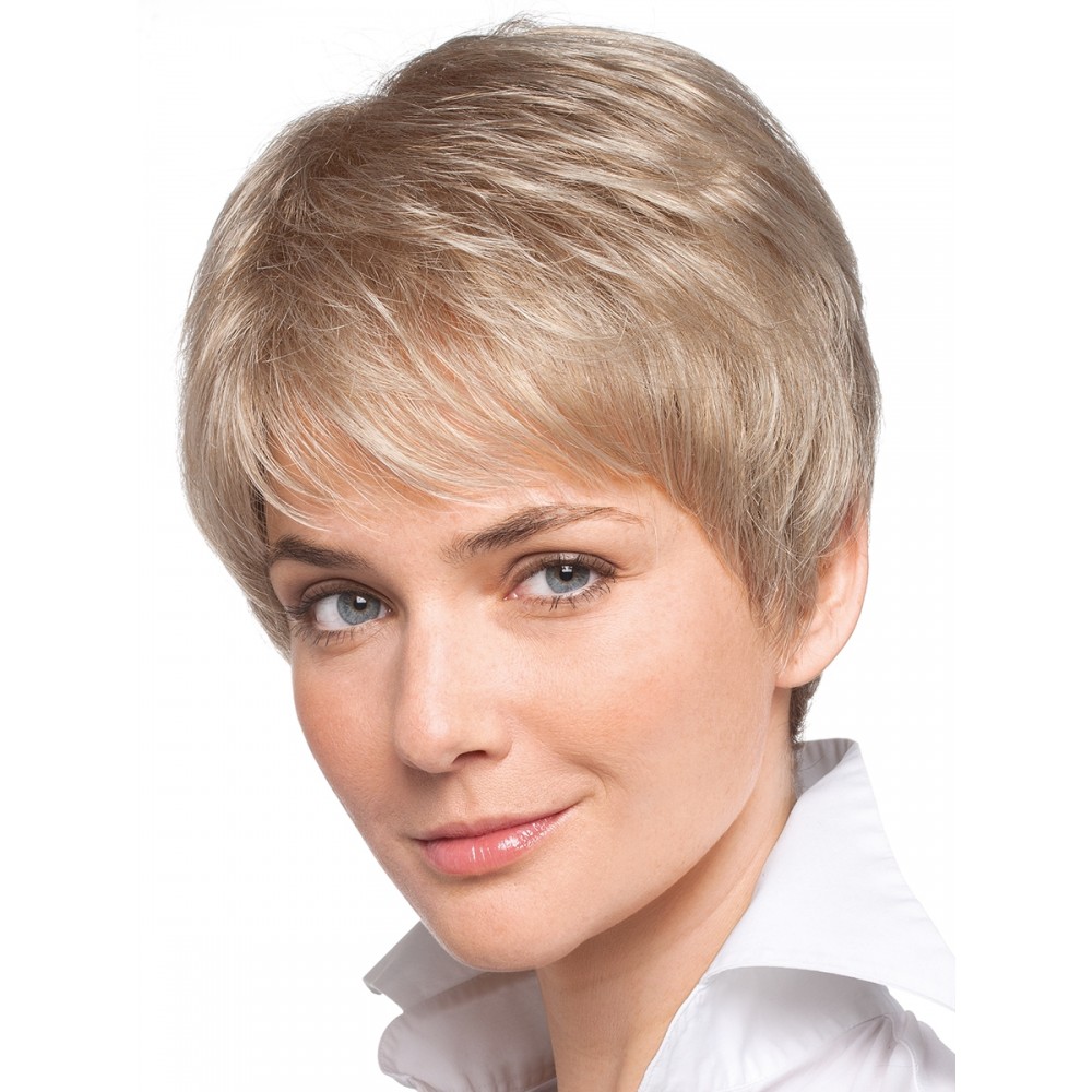Damen Cropped Echthaar Perücke