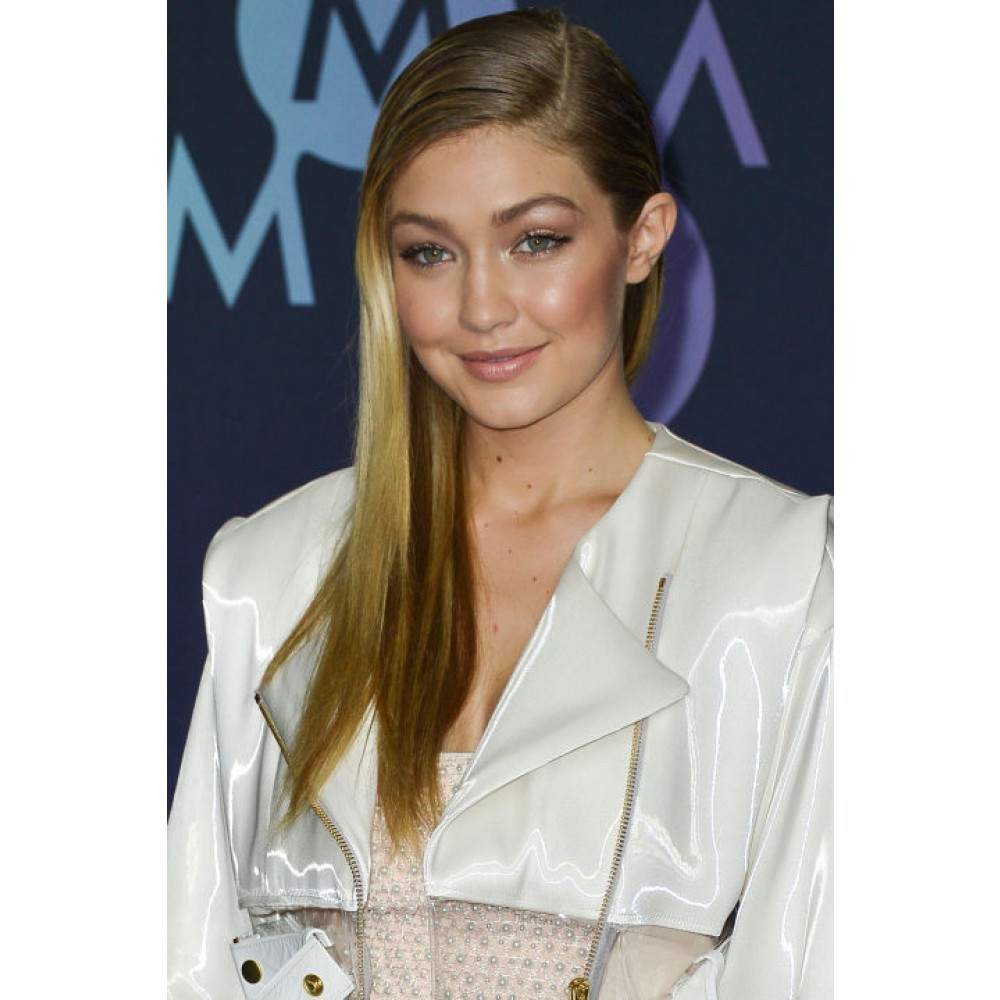 Gigi Hadid Elegant Lange Gerade Lace Front Perücke