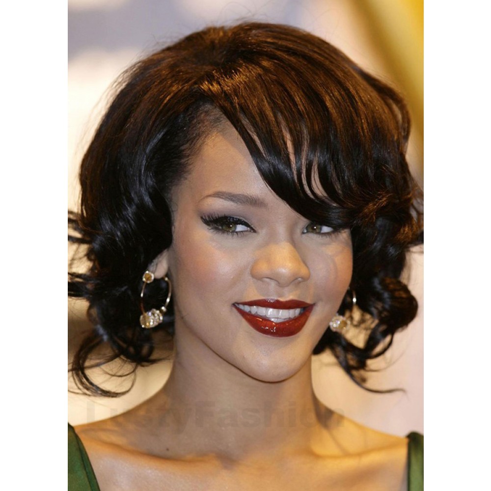 Rihanna'S Bob Locken Perücke 2024
