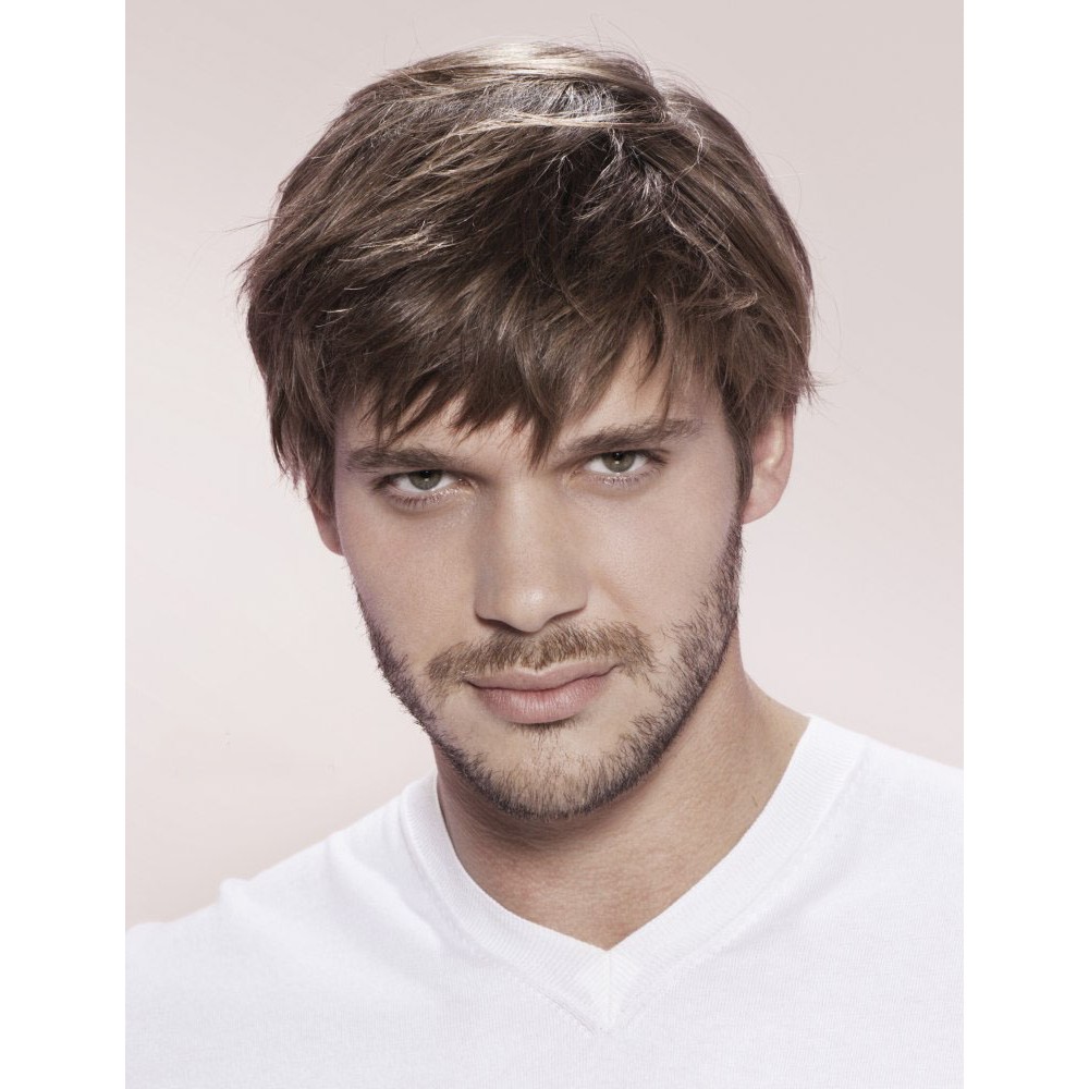 Synthetisches Glattes Herren Haar Perücke