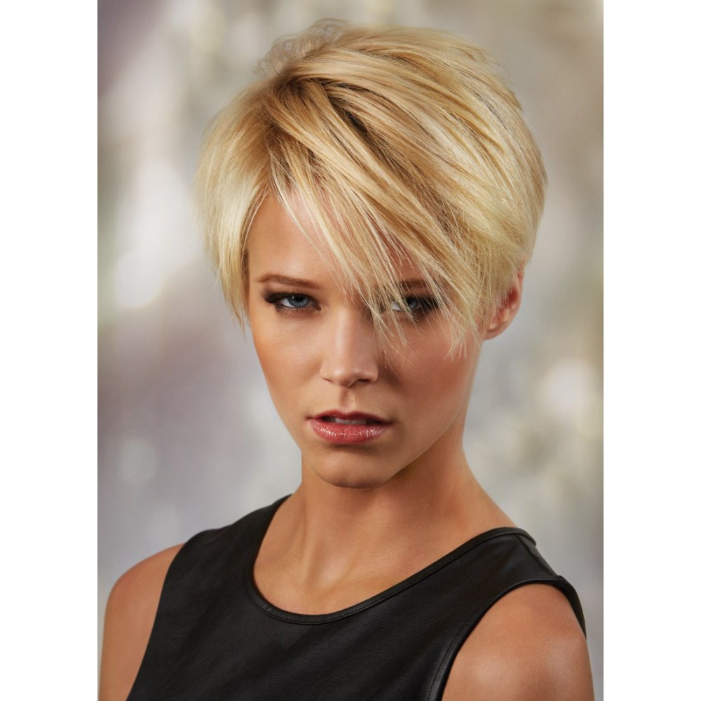 Synthetische Gerade Kurze Blonde Perücke